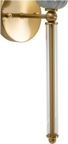 Бяла/златистa стенна лампа Warsaw – Mauro Ferretti