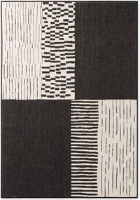 Черен/кремав килим за открито и закрито 160x230 cm Haringey Acacia – Ted Baker