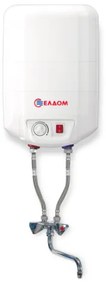 Бойлер Eldom 72325 NMB, 1.5kW, 10 л, XXS, 4 степенна защита, Външен терморегулатор, Бял