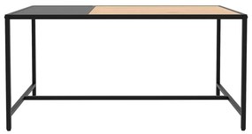 Масичка за кафе в черен и естествен цвят 60x100 cm Altino – Unique Furniture