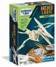 Научна Игра Clementoni Archéo Ludic Pteranodon  Флуоресцентен