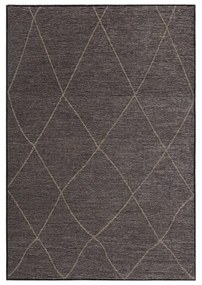 Тъмносив килим със смес от юта 120x170 cm Mulberrry – Asiatic Carpets