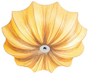 Дизайнерска таванна лампа бежова 52 см 3-светлина - Plu