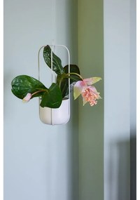 Комплект от 2 светлосиви висящи железни саксии Juro Lotus - Hübsch