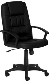 Президентски офис стол Carmen 6078 - черен