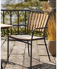 Трапезни столове в комплект от 2 бр. от масивно тиково дърво в естествен цвят Cleveland – House Nordic