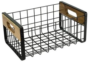 Horecano - Метална касетка 38,8x25,8xh17,6см черен мат HOME-(WK830830-L)