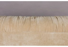Бежов кадифен диван 214 cm Douglas – Dutchbone