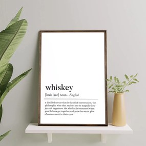 Плакат 50x70 cm Whiskey - Wallity