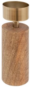 Свещник atmosphera Tropical Boudoir, Дърво, 22 cm, 2 бр