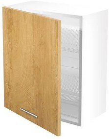 Горен шкаф  с отцедник Vento GC60/72 60см Меден дъб