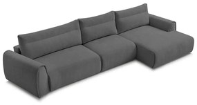 Сив ъглов диван Aden – Bobochic Paris