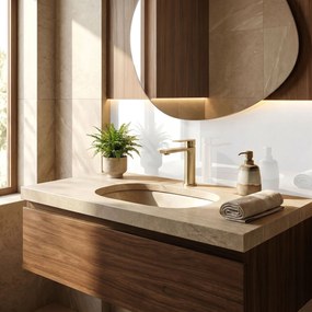 Смесител за баня Rea Hunter Brush Gold Low