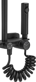 Комплект за душ REA HELIX Black