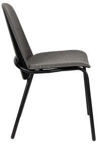 Тъмносиви трапезни столове в комплект от 2 броя Clip - Zuiver