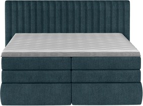 Тапицирано легло Melantha С матрак и протекор-140 x 200-Petrol