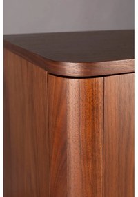 Кафяво шкафче от декор от орех с плъзгащи се врати 62x125x45 cm Morrison – Dutchbone