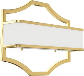 Open Design OR84832 - Стенно осветително тяло GERDO 2xE14/12W/230V златно/бяло