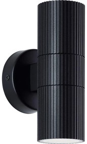 Brilliant - Екстериорен аплик KEOLA 2xGU10/10W/230V IP44 черен