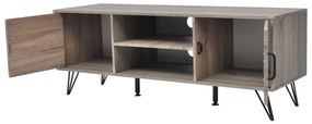 243449 vidaXL ТВ шкаф, 120x40x45 см, сив