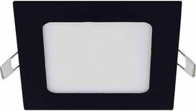 LED панел GRID, черен, 6W, 4000K