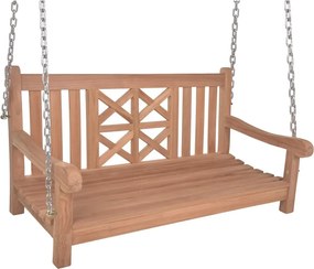 Градинска люлка от масивно дърво в естествен цвят Latoa – Garden Pleasure