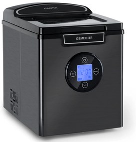 Klarstein Icemeister 2G, ледогенератор, 12кг/24 часа, LCD дисплей, неръждаема стомана