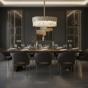 Лампа APP1747-8CP 60 cm Gold