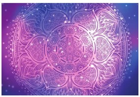 Самозалепващ тапет – Индийска мандала с галактичен фон