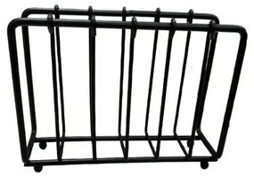 Метален салфетник "OLD SCOOL" 13x4.5xh10см черен (HC-32139) - Horecano