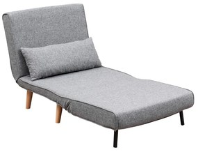 Светлосиво кресло Folde - Artie