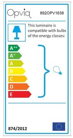 Черно висящо осветително тяло за 6 крушки Damar Horizontal - Opviq lights