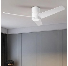 ZEVENTI - LED таванен вентилатор BARROSA LED/18W/230V Wi-Fi Tuya бял + DO