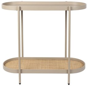 Бежова конзолна маса 39x85 cm Amaya – White Label