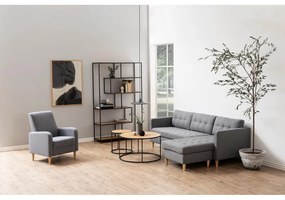 Черна кръгла маса за кафе ø 80 cm Seaford - Actona