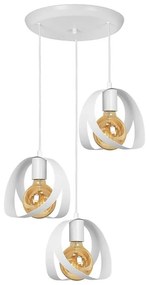 Пендел РИНО S, бял, 3xE27