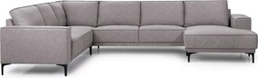 Сив ъглов диван (десен ъгъл/"U") Copenhagen - Scandic
