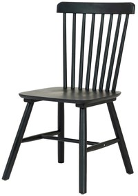 Кухненски стол Chester-черно (4) парчета