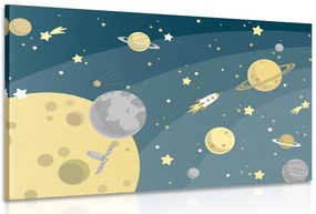Картина на платно – Необикновено пътешествие в космоса