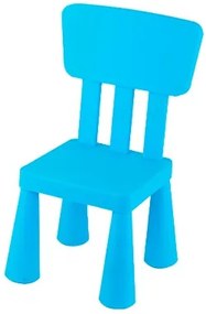 Детско столче с облегалка - синьо