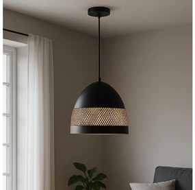 ONLI - Пендел POLLY 1xE27/22W/230V черен