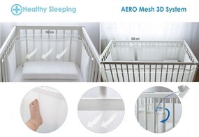 Обиколник за кошара Baby Matex Air 360 cm 0239, Бял