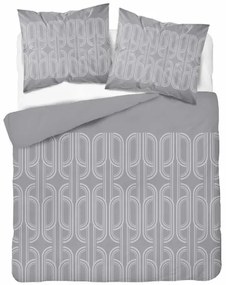 Фланелени чаршафи - сиви с геометричен мотив  3 časti: 1ks 220x200 + 2ks 70x80