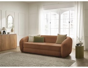 Шенилов сгъваем диван в тухлен цвят 228 cm Neyo – Bobochic Paris