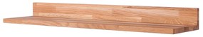 Стенен рафт за снимки от масивен дъб в естествен цвят 80 cm Kalle – Interia Home &amp; Living