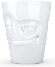 Бяла порцеланова чаша с дръжка - 58products