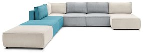 Променлив ъглов U-образен диван от велур Nihad modular - Bobochic Paris