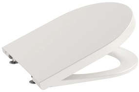 Седалка и капак, Roca, A80152C65B, ROUND, за компактна тоалетна чиния, със забавено падане
