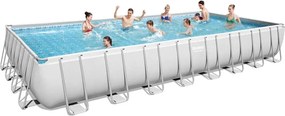 Bestway - Сглобяем басейн Power Steel Rectangular 956 cm x 488 cm x 132 cm