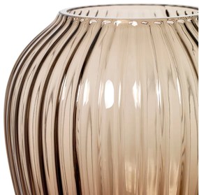 Ваза от кафяво стъкло, височина 18,5 cm Hammershøi - Kähler Design